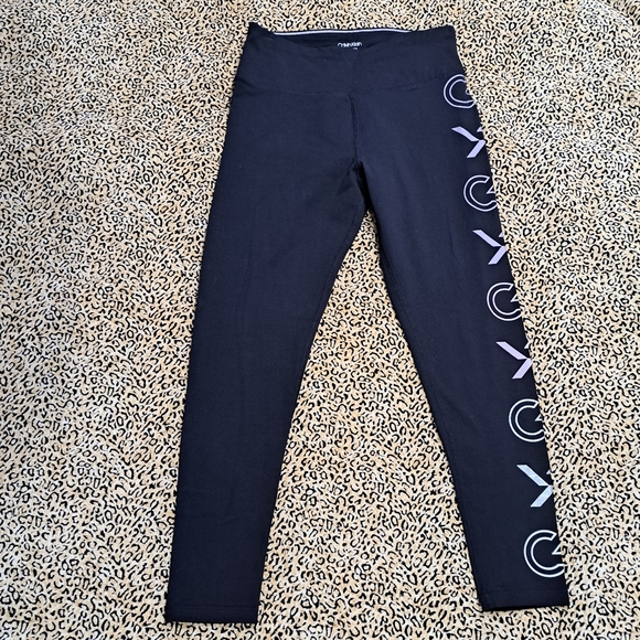 🌈CALVIN KLEIN PERFORMANCE FULL LENGTH COTTON LEGGINGS-S - Picture 2 of 6